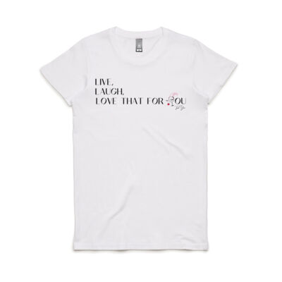 LIVE, LAUGH, LOVE THAT FOR YOU (black text)  Thumbnail